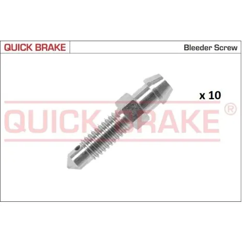 Készlet=10Szt!!!! Légtelenítő Fék M6 X 1 S7 Hosszú 29 - QUICK BRAKE (QB171-0033-10)