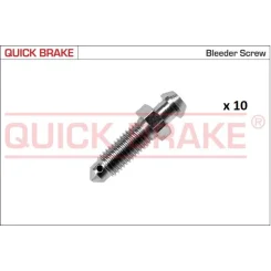 Készlet=10Szt!!!! Légtelenítő Fék 1/4" X 28Unf 8 X 28,0 - QUICK BRAKE (QB171-0120X-10)