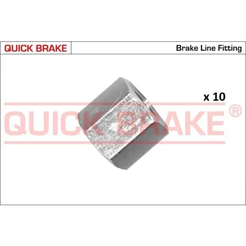 Készlet=10Szt!!!! Végdarab Cső Fék M10X1 Belső5 Zew14X13.0 - QUICK BRAKE (QB171-E-10)