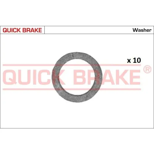Készlet=10Szt!!!! Alátét Cső Fék Univerzális - QUICK BRAKE (QB3225-10K)