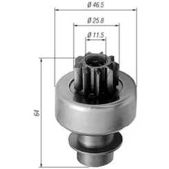 Fogaskerék, Önindító - MAGNETI MARELLI (AMB0242)