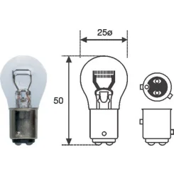 Izzó, Ködzárófény - MAGNETI MARELLI (MAGP21-4W12SET)