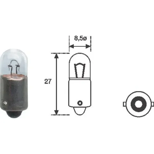 Izzó, Parkoló/Helyzetjelző Lámpa - MAGNETI MARELLI (MAGT4W-12SET)