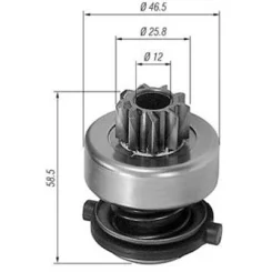 Fogaskerék, Önindító - MAGNETI MARELLI (AMB0138)
