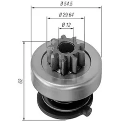 Fogaskerék, Önindító - MAGNETI MARELLI (AMB0167)