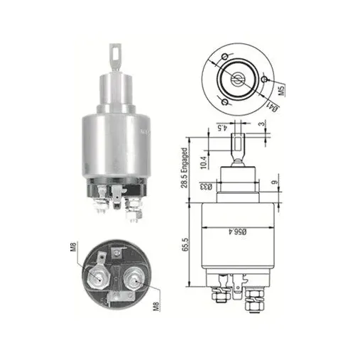 Mágneskapcsoló, Önindító - MAGNETI MARELLI (AME0270)