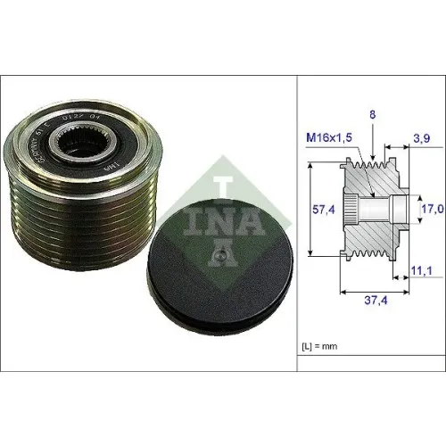 Generátor Szabadonfutó - Schaeffler INA (535006810)