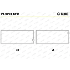 Hajtókar Csapágy - GLYCO (71-4787 STD)