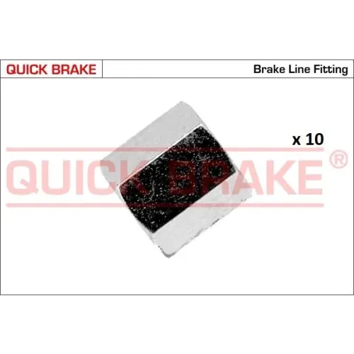 Készlet=10Szt!!!! Anya Cső Fék Sztywnego M10X1 Belső5 Zew14X15.0 - QUICK BRAKE (QB171-EV-10)