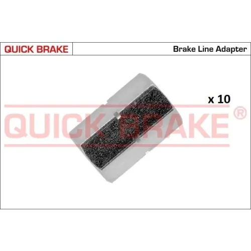 Készlet=10Szt!!!! Anya Cső Fék Sztywnego M12X1 Belső4 Zew17X29.0 - QUICK BRAKE (QB171-OBB-10)