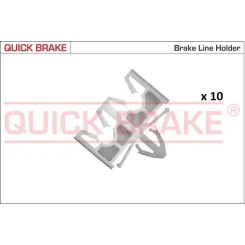 Készlet=10Szt!!!! Tartó Cső Fék Átmérő Cső 2 X 3/16 / 5Mm - QUICK BRAKE (QB171-WA-10)