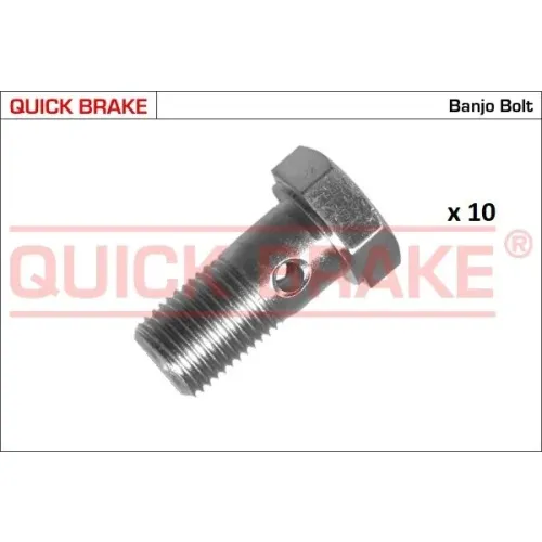 Készlet=10Szt!!!! Csavar Cső Elastycznego - 10X1/27,1/S14 - QUICK BRAKE (QB3251-10K)