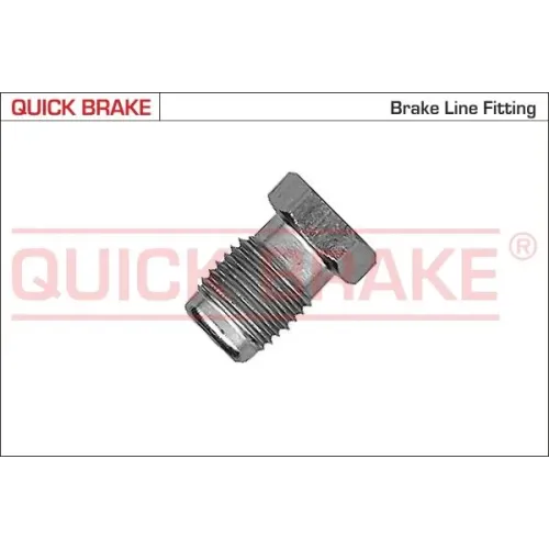 Készlet=10Szt!!!! Végdarab Cső Fék M10X1 Acél Szlachetna - QUICK BRAKE (QB171-A-A2)