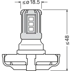 Izzó, Távfényszóró Sl Ps19W Fehér Karton (Brak Ece) 1Szt. Blister (Eko) - ams-OSRAM (OSR5201DWP-1BL)