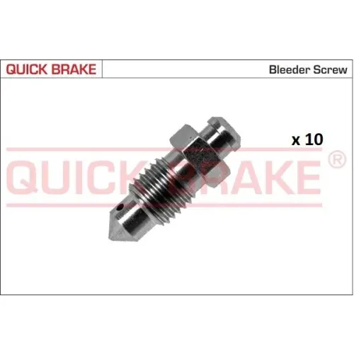 Készlet=10Szt!!!! Légtelenítő Fék M10 X 1,25 S10 Hosszú 29 - QUICK BRAKE (QB171-0101-10)