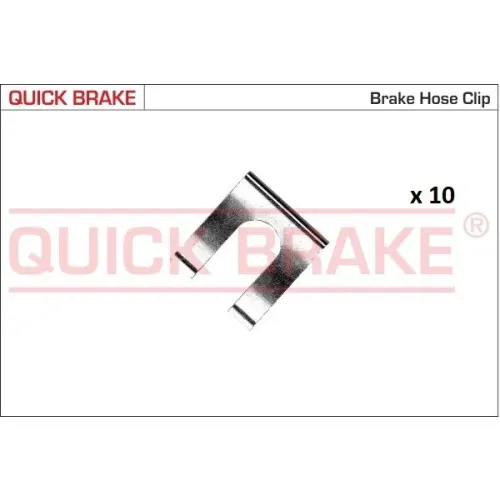 Készlet=10Szt!!!! Tartó Cső Fék Univerzális - QUICK BRAKE (QB3216-10K)