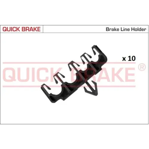 Készlet=10Szt!!!! Tartó Cső Fék Átmérő Cső 2 X 3/16 / 5Mm 2 X 5/16 / 8Mm - QUICK BRAKE (QB171-WD-10)