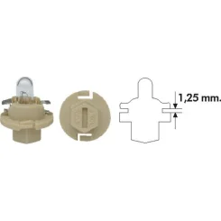 Izzó, Műszerfal Világítás - MAGNETI MARELLI (MAGPBX4-1,5W12SET)