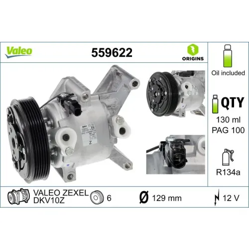 Kompresszor, Klíma - VALEO (VAL559622)