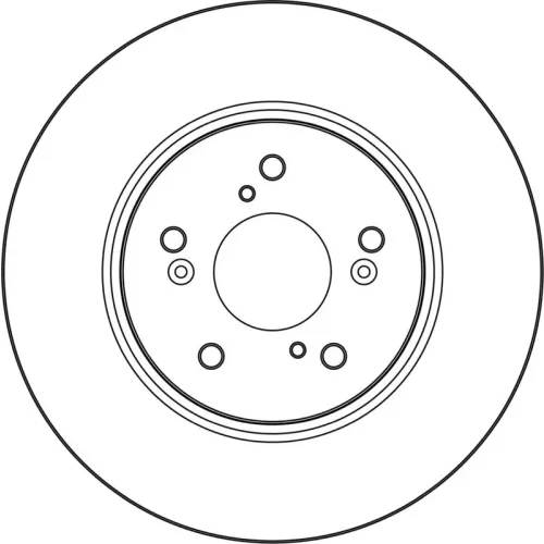 Féktárcsa Honda P. Cr-V 1,6-2,4 06-18 - TRW (DF4613S)
