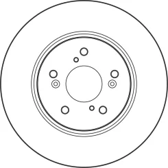 Féktárcsa Honda P. Cr-V 1,6-2,4 06-18 - TRW (DF4613S)