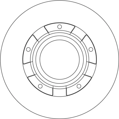 Féktárcsa Tord T. Tourneo/Transit 2,0-2,2 Tdci 12- - TRW (DF6558S)