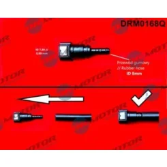 Csőkapcsoló, Üzemanyag-Vezeték - DRM (DRM0168Q)