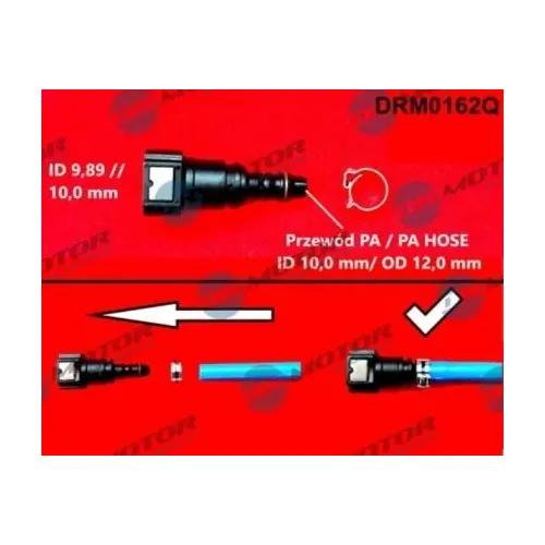 Csőkapcsoló, Üzemanyag-Vezeték - DRM (DRM0162Q)