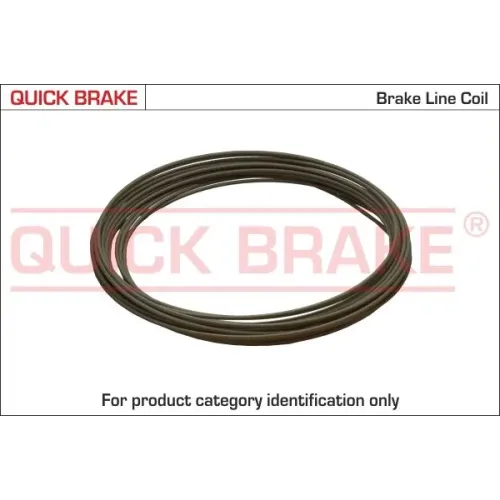 Fékvezeték Hosszú 5M Acél Nélkül Végdarab 4,76 Mm - QUICK BRAKE (QB171-0181 ST RING)