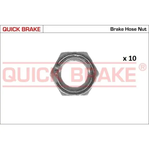 Készlet=10Szt!!!! Anya Cső Fék Univerzális - QUICK BRAKE (QB3232-10K)