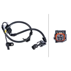 Érzékelő, Kerékfordulatszám Lexus - HELLA (6PU358417-581)