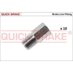 Készlet=10Szt!!!! Végdarab Cső Fék M10X1 - QUICK BRAKE (QB171-TXL-10)