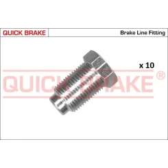 Készlet=10Szt!!!! Végdarab Cső Fék M12X1 - QUICK BRAKE (QB171-B5L-10)