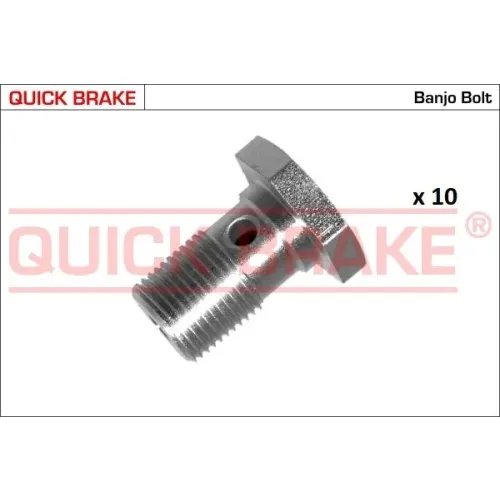 Készlet=10Szt!!!! Csavar Cső Elastycznego - 12X1/24/S17 - QUICK BRAKE (QB3250-10K)