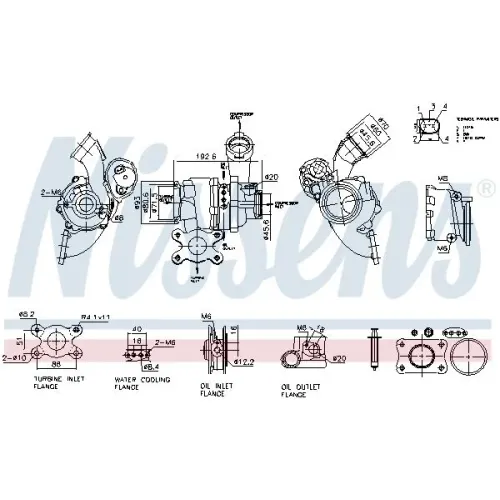 Turbo Vw 1,5Tsi - NISSENS (NIS93289)