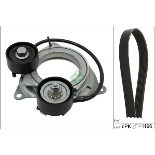 Hosszbordás Szíj Készlet Bmw 3,0 Mild Hybrid - Schaeffler INA (529060210)