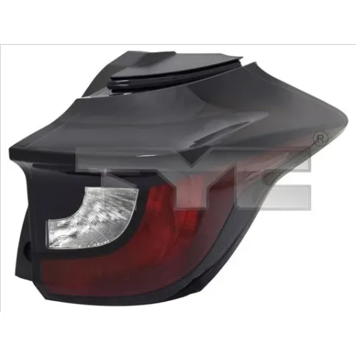 Lámpa Hátsó Mazda 2, Toyota Yaris 02.20- Bal Led - TYC (TYC11-15826-06-2)