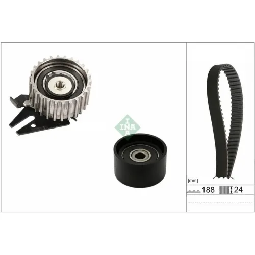 Fogasszíjkészlet Fiat 1,6M-Jet Euro 6D - Schaeffler INA (530096810)