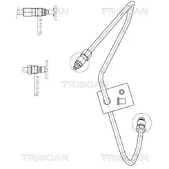 Cső Szervó Nisssan Murano I (Z50) 3,5 02-09 - TRISCAN (851614001)